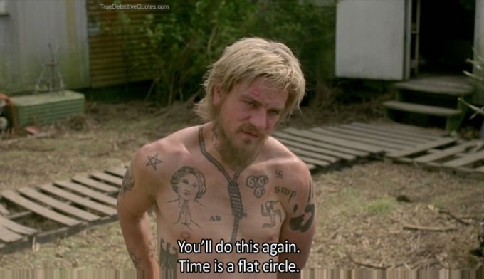 Time is a flat cirlce